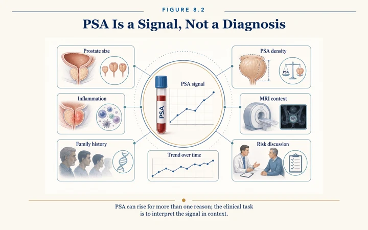 Guía ilustrada: ¿Qué significa un PSA elevado?
