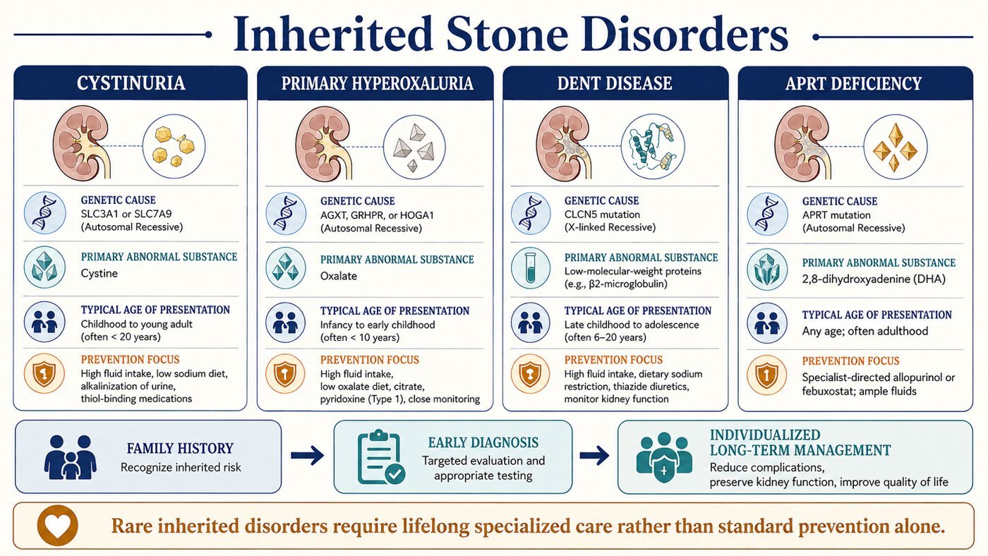 Inherited Stone Disorders