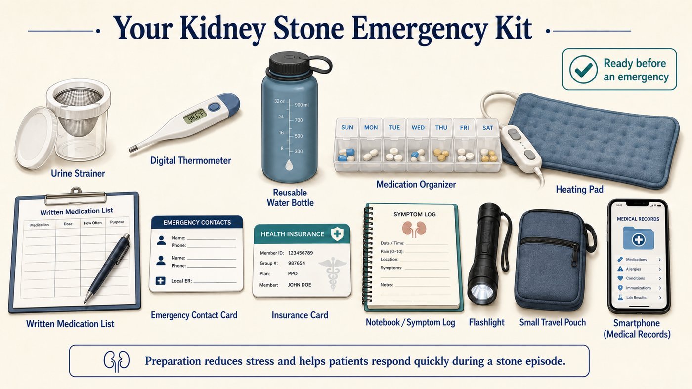 Your Kidney Stone Emergency Kit