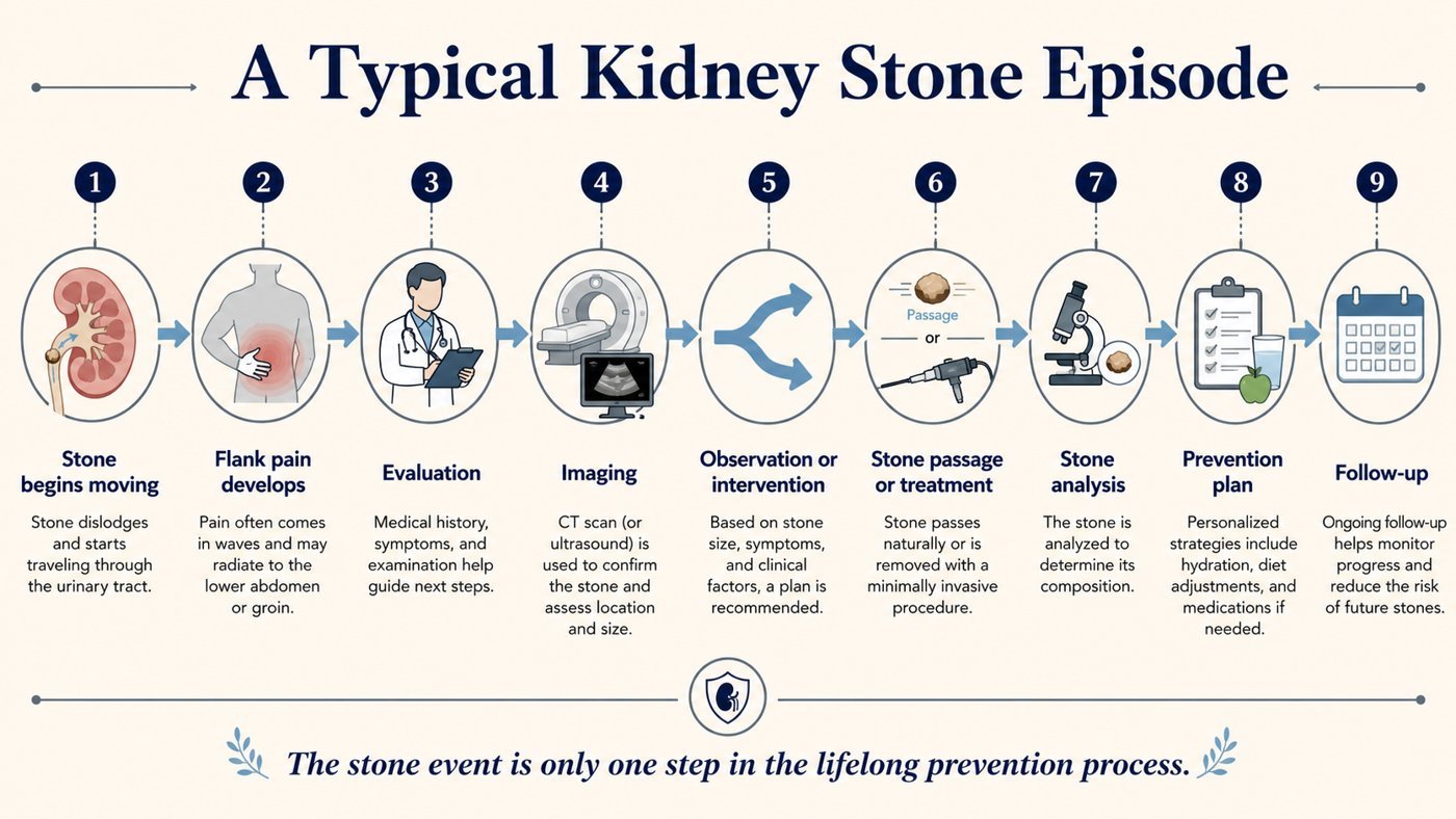 A Typical Kidney Stone Episode