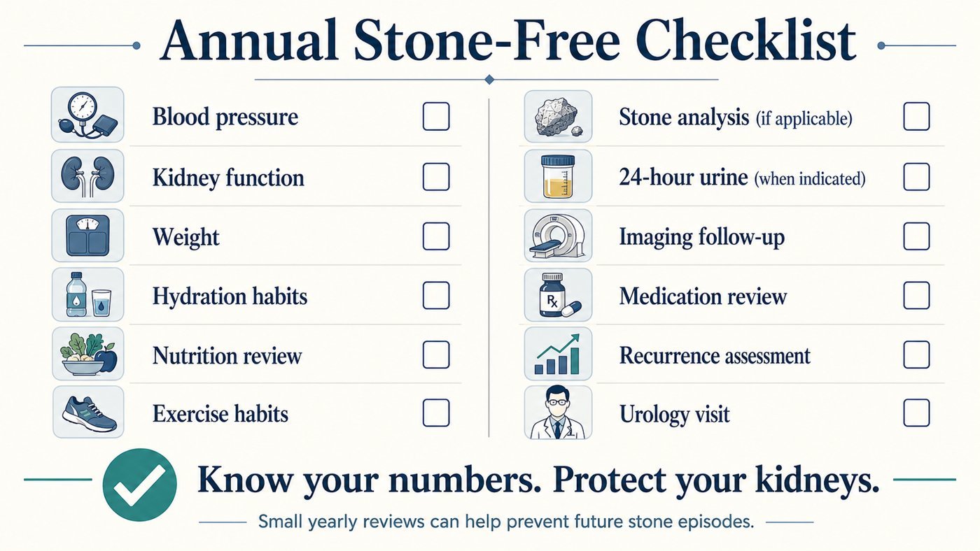 Annual Stone-Free Checklist